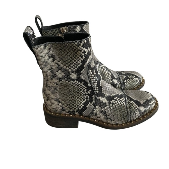 Zadig & Voltaire Snake Print Ankle  Empress Wild Ankle Boot  Women Size 6 - Picture 6 of 9